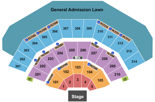 American Family Insurance Amphitheater Garth Brooks Seating Chart